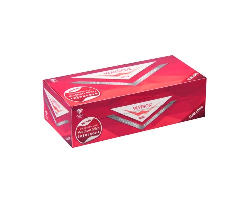 Гильзы для самокруток Watson Red Slim Long 7/24мм Гильзы для самокруток Watson Red Slim Long 7/24мм
